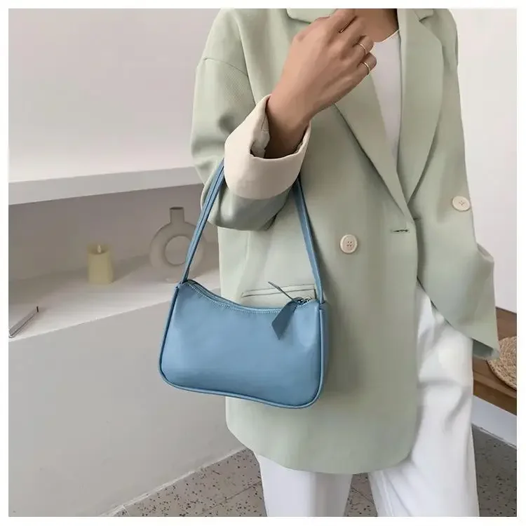 Retro PU Leather Womens Handbag - Vintage Shoulder Tote