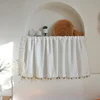 Rustic Style Half Curtains Small Curtains Coffee Short Curtains Balcony Window Partition Curtains Half Door Curtains 3