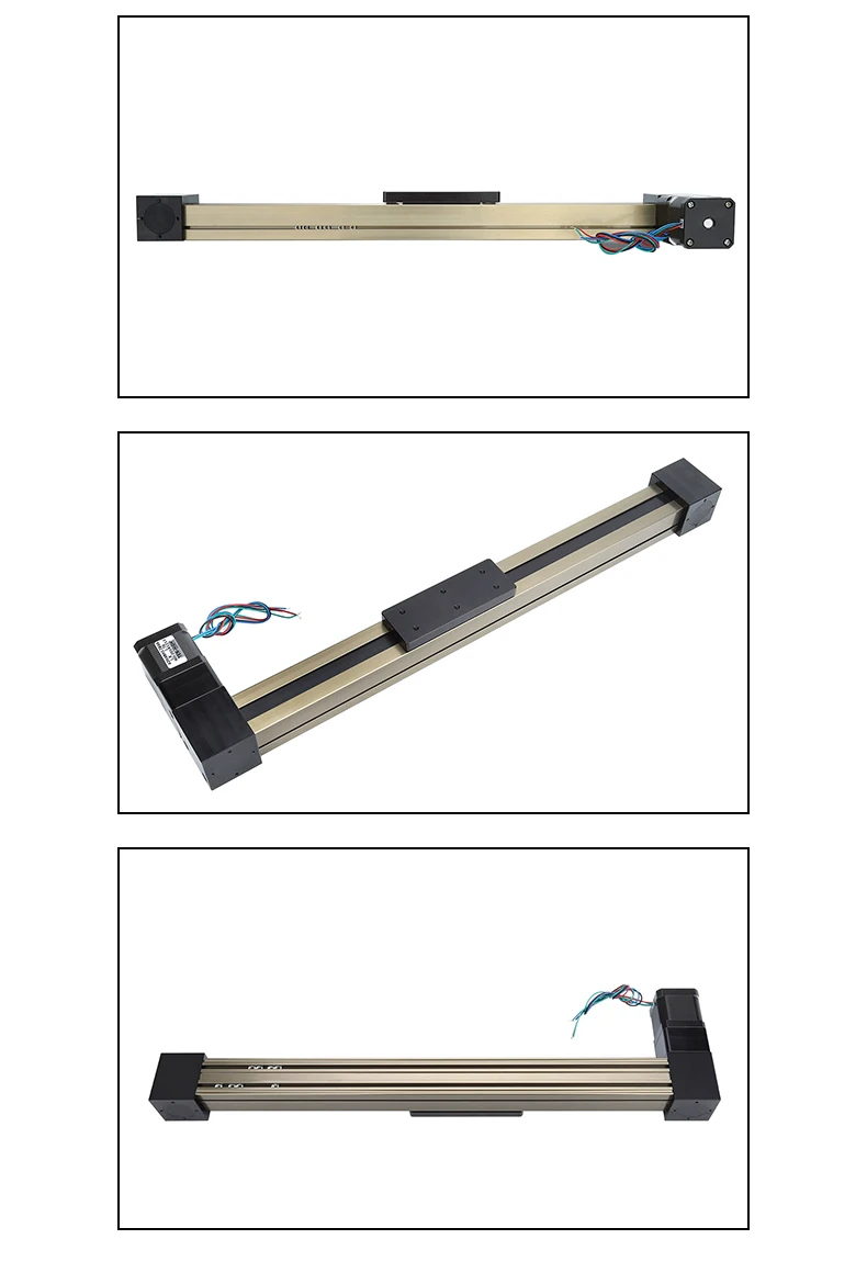 MF40 Versiegelter Synchronriemen Elektrischer Schiebetisch Lineare Führungsschiene Schiebemodul Aluminiumlegierungssatz für CNC-Übertragungsteile – Detail 6