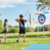 VATOS Night-Light Bow Arrow Guns Toy For Kids Archery Stand Target Board Indoor Outdoor Game Toys Boys Girls Christmas Gift