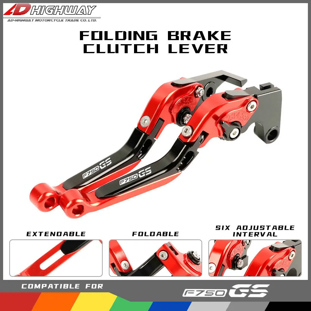 

20 Colors CNC Aliuminum Brake Adjustable Extendable Folding Brake Clutch Levers For BMW F750GS F 750 GS F750 GS 2018 2019 2020