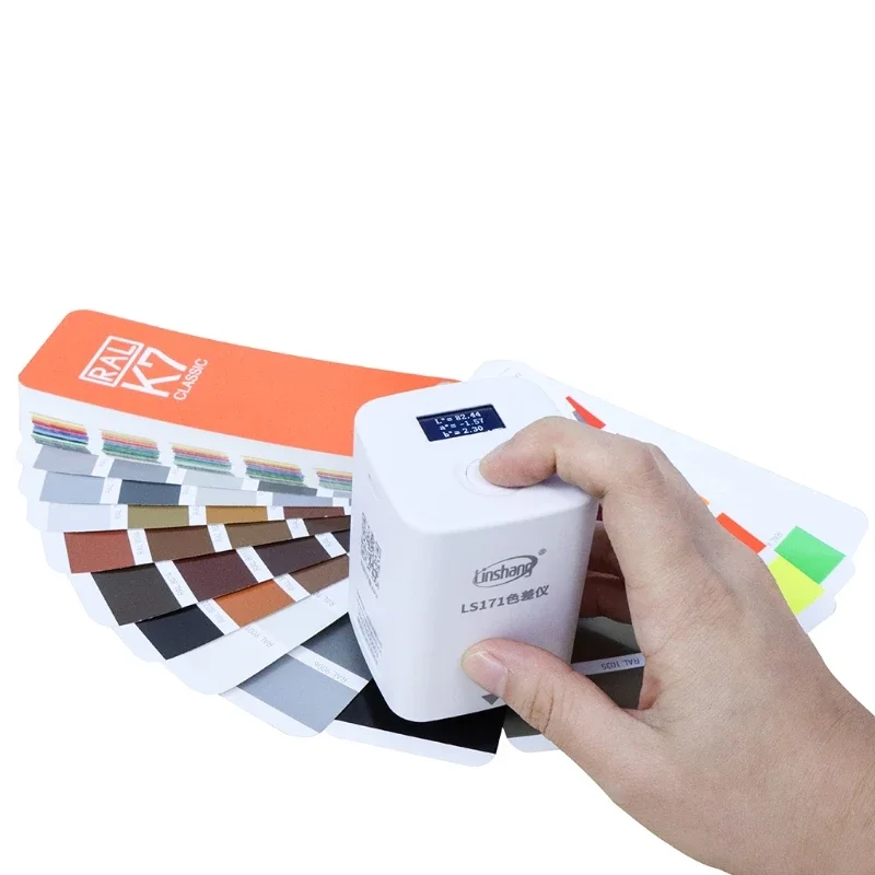 Portable Colorimeter LS171/LS170 Mobile Phone APP Portable Colorimeter Color analyzer with Screen Digital Precise LAB Color Meter Tester 8mm