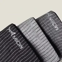 MiiOW 4 pièces coton hommes Boxer sous-vêtements graphène antibactérien homme troncs respirant rayé hommes caleçons boxeurs hommes culottes 5