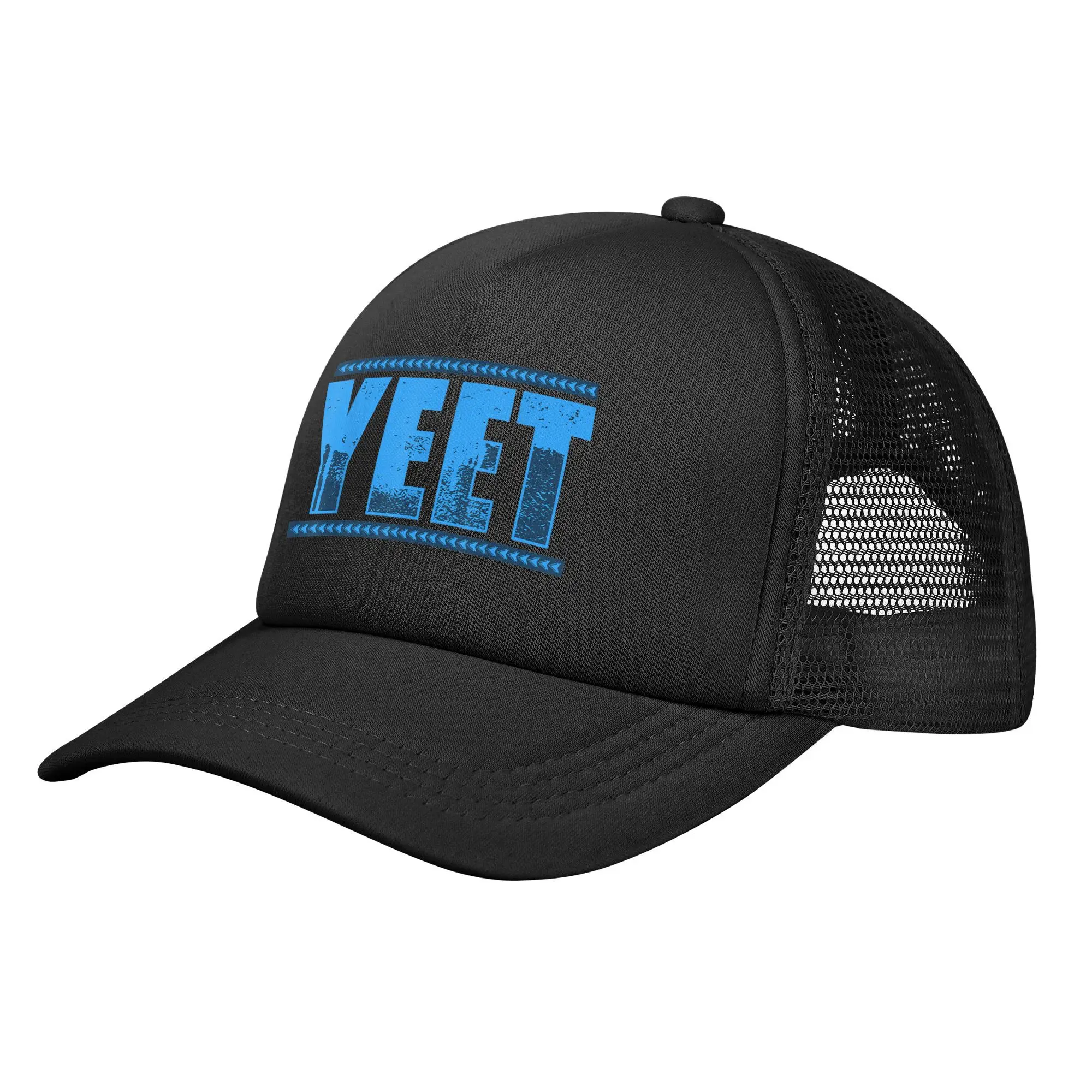 Yeet Mesh-Baseballkappen für Herren und Damen, Sport-Trucker-Mütze, verstellbare Snapback-Kappen, Sonnenkappen, Herbst-Trucker-Kappe