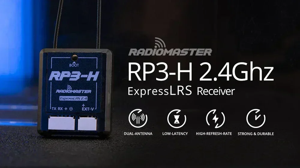Radiomaster RP3-H: ELRS Nano RX ultracompatto con doppia antenna e TCXO per aggiornamenti RC di livello professionale - immagine 6