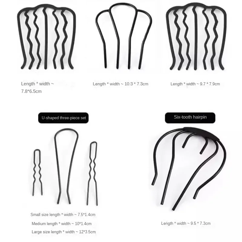 Hair Accessory Simple Lazy Person Hair Curler Hairpin Accessories for Women Ball Head Curling Tool U-shaped Comb Braided Hair Artifact Headwear hair accessory pearl hairpins hair stick hair clip hair headdress bridal headwear hair band crown hair comb