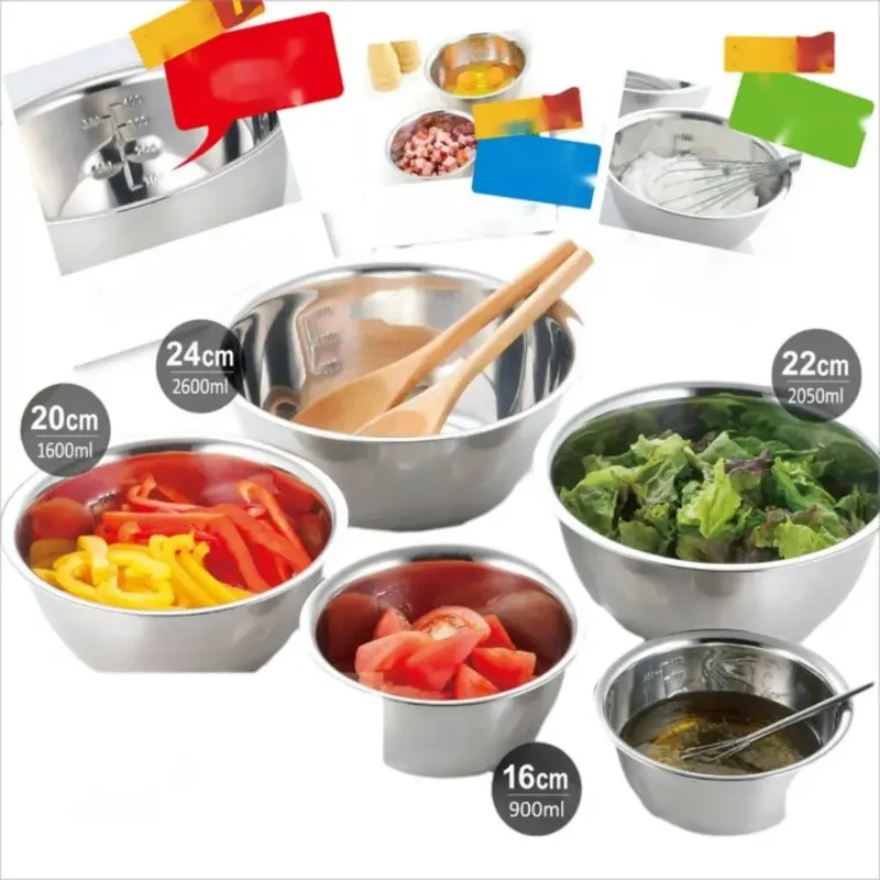 Stainless Steel Nesting Mixing Bowls 2