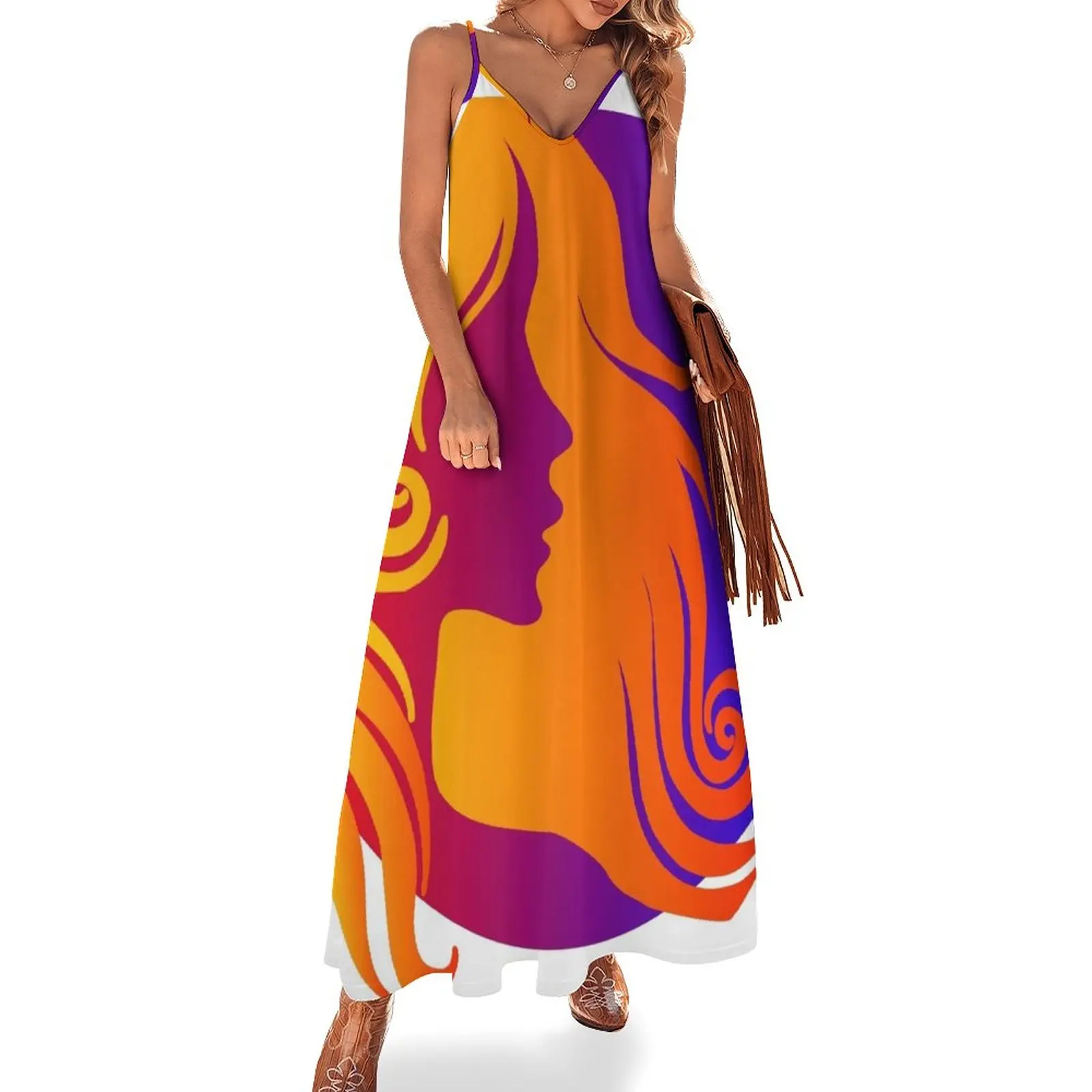 

New Follow Your Rainbow Sleeveless Dress summer dresses womens 2023 summer women's dress 2023 bandage dress Women's summer dress