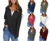 Plus size women's hoodie autumn and winter solid color drawstring hooded solid color jacket casual cardigan zipper jacket