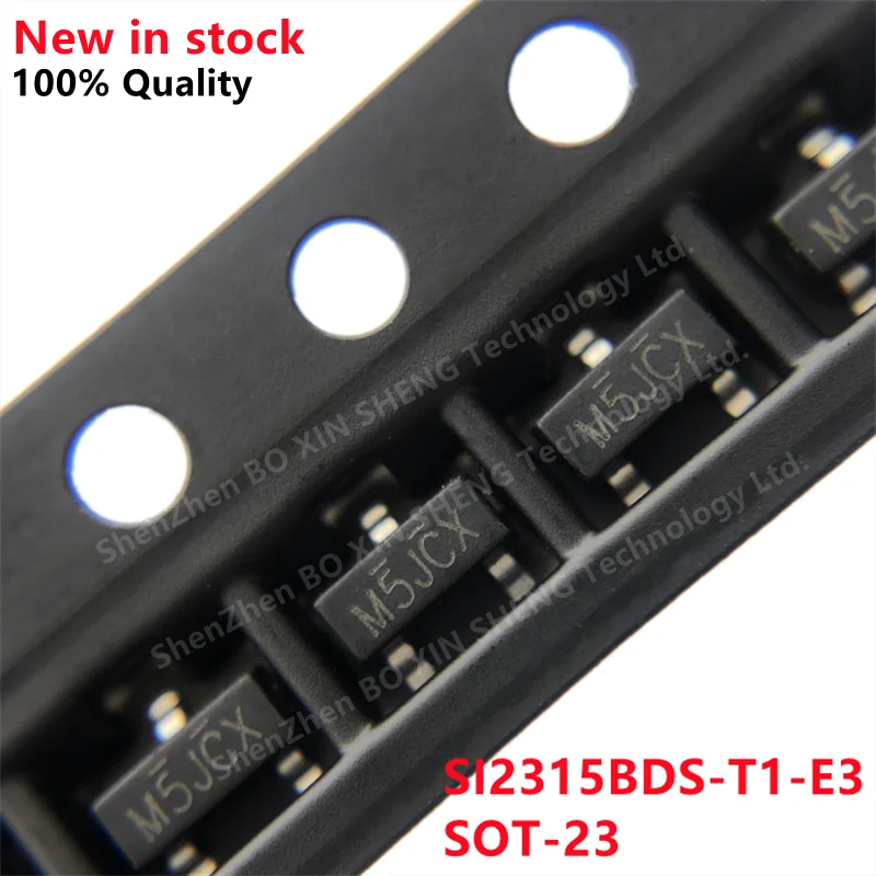 

50PCS SI2315BDS-T1-E3 SI2315BDS Marking M5JCX SOT-23 SMD Field effect transistor(MOSFET)