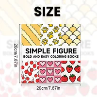 Simple Pattern Coloring Book for Adults - 24 Pages of Thick Paper with Bold, Vibrant Designs for Relaxation and Creativity 2