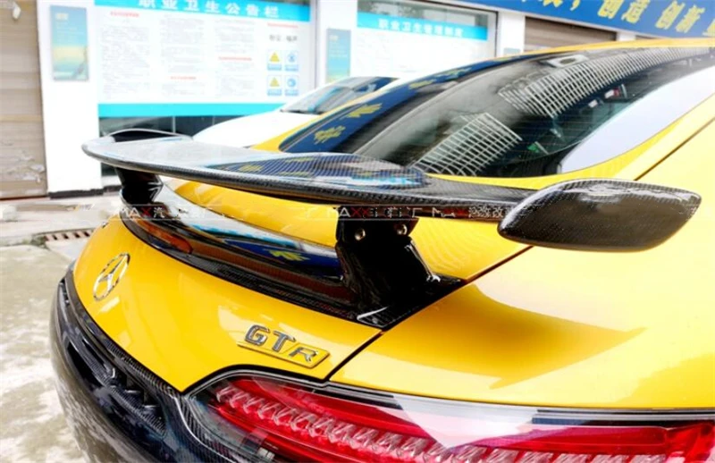 For Mercedes Benz AMG GT GTS GTC 2015-2023 Real Carbon Fiber Spoiler REAR WING TRUNK LIP SPOILERS High Quality GTR Splitters 30 - Racext For Mercedes Benz AMG GT GTS GTC 2015-2023 Real Carbon Fiber Spoiler REAR WING TRUNK LIP SPOILERS High Quality GTR Splitters - - Racext 29