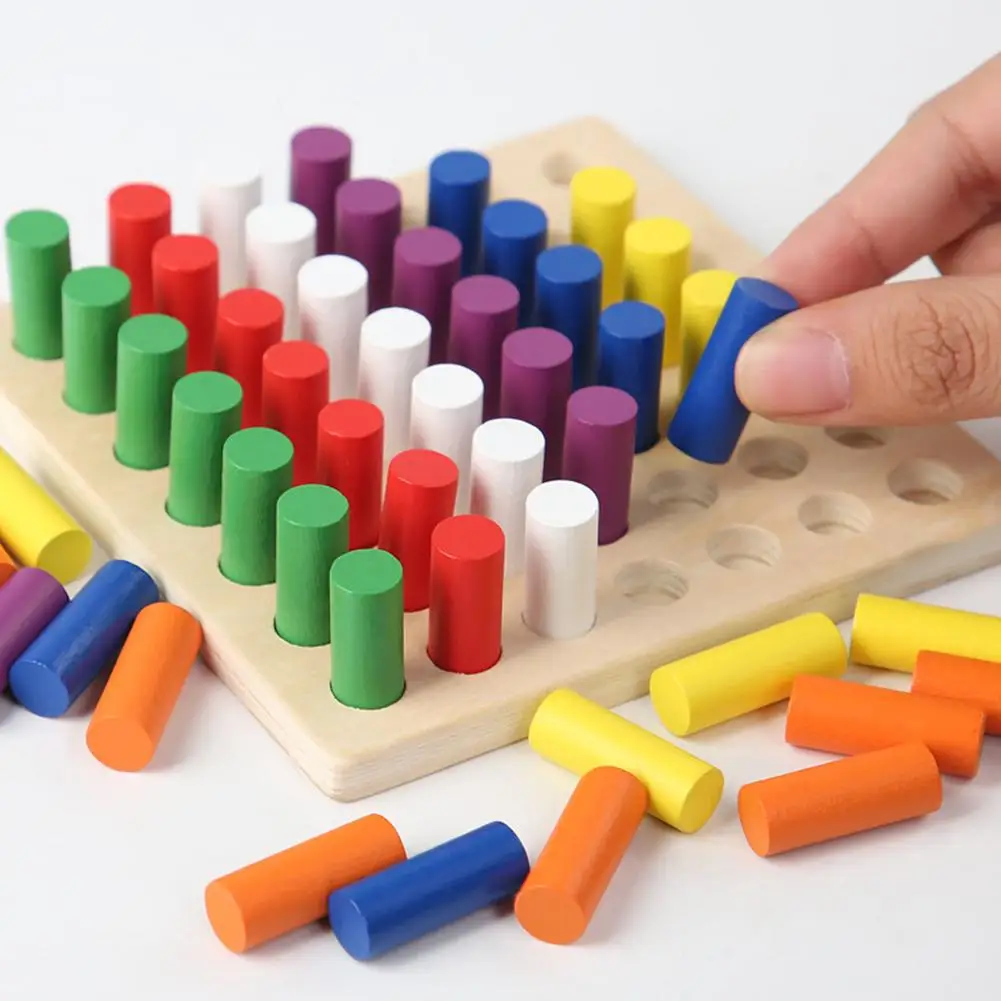 Wooden Pegboard Toy 1