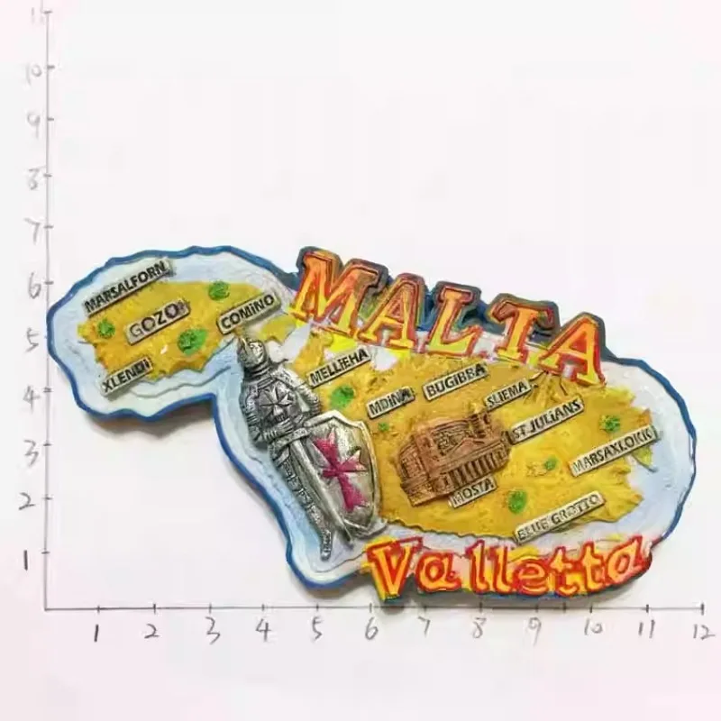 Magnete Frigorifero Souvenir 3D – Nilo Fiume Egitto, Adesivo Magnetico In Erba, 6x6 Cm, Decorazione Casa E Ufficio