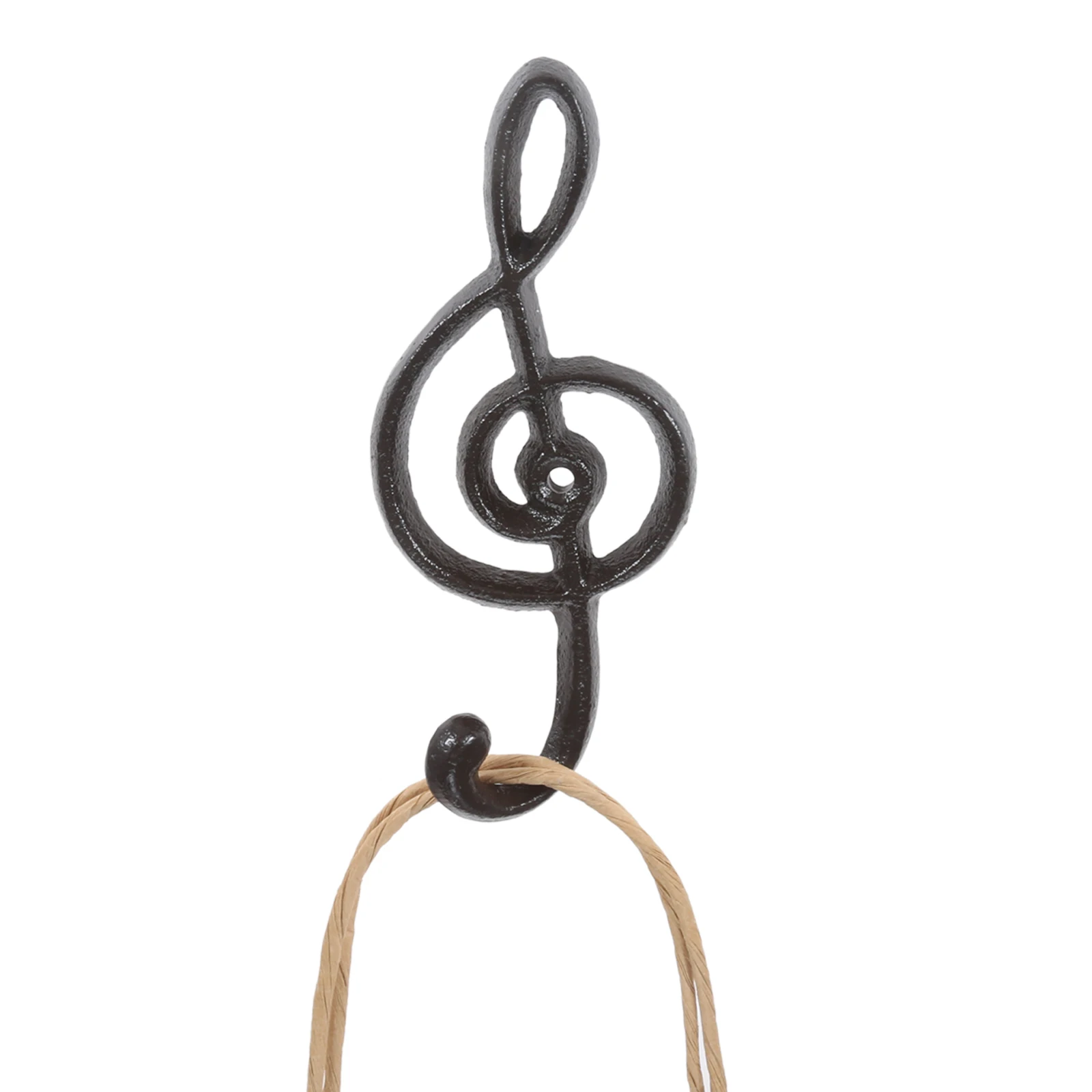 1set Music Note Shape Hook Iron Wall Hanger Unique Home Decor Vintage European style Kitchen Bathroom Coats/towel/Key/Hat/Bag 2