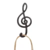 1set Music Note Shape Hook Iron Wall Hanger Unique Home Decor Vintage European style Kitchen Bathroom Coats/towel/Key/Hat/Bag 2