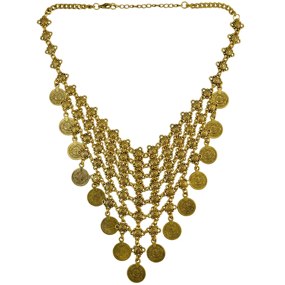 قلادة تراثية بنقشة بدوية فاخرة