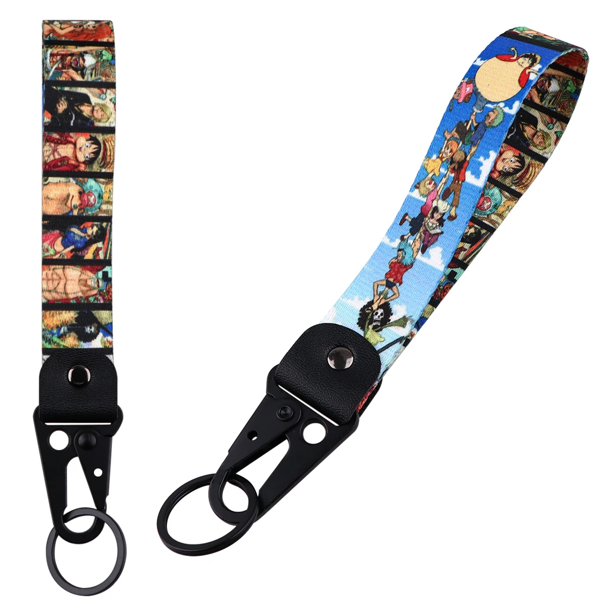 Anime Style Key Ring Lanyard Tags Key Strap Car Motorcycle Keychain Accessories Toys Kids