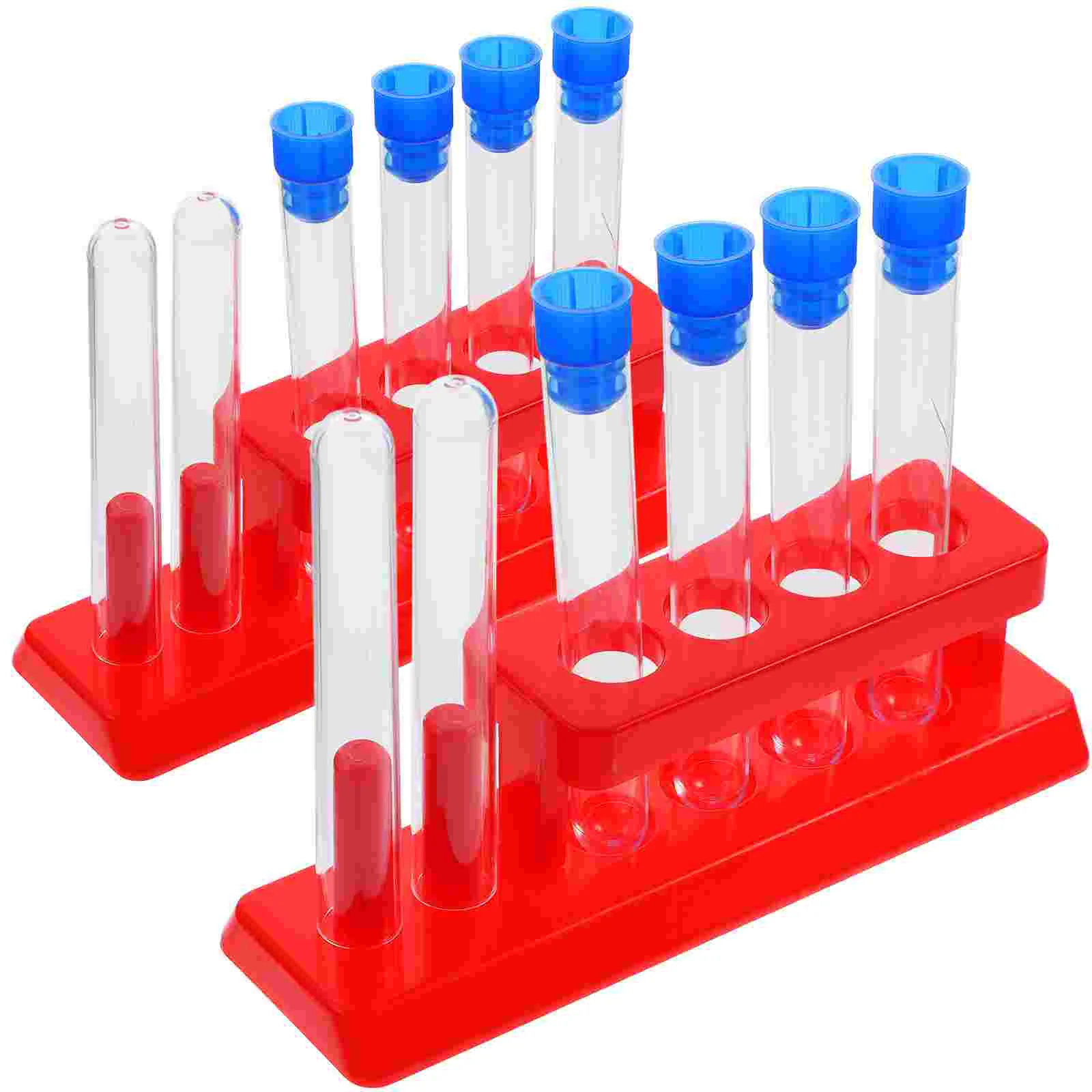 

Laboratory Testing Tubes Vials Liquid Tubes With Storage Rack Manual Science Chemical Experiment Teaching Equipment