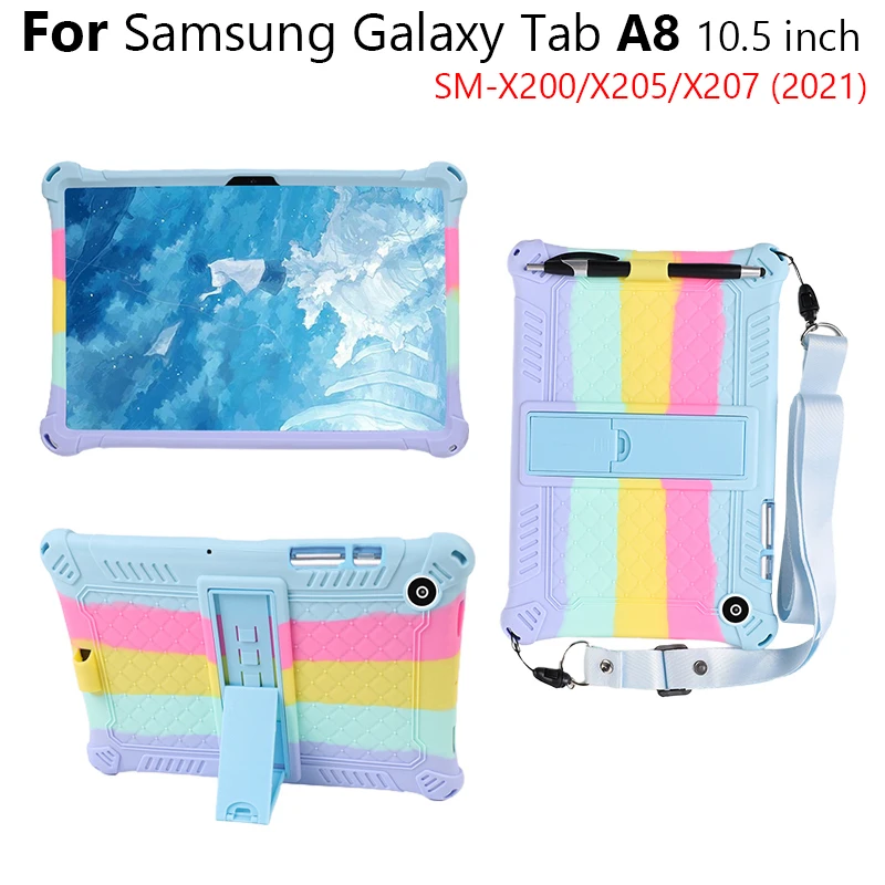 Custodia Morbida Per Bambini Per Samsung Galaxy Tab A8 10.5 Pollici 2021 Sm-X200 X205 Custodia Per Tablet Per Samsung Galaxy Tab A8 10.5 Custodia Fund