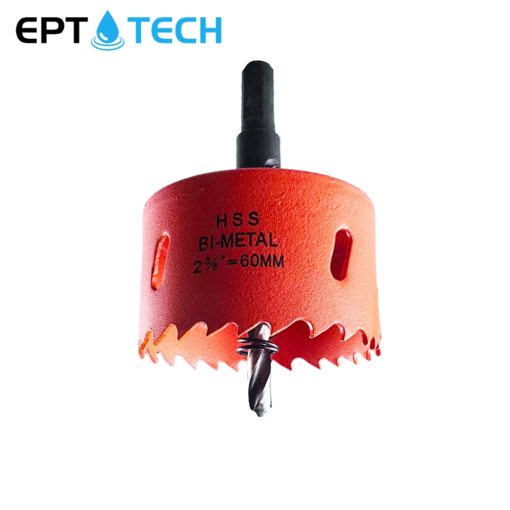 Multifunctional Drill Bit EPTTECH 60mm 74mm Sensor Metal Hole Opener Plastic PVC Gypsum Board Iron Barrel Wood Multifunctional Reaming Drill Bit