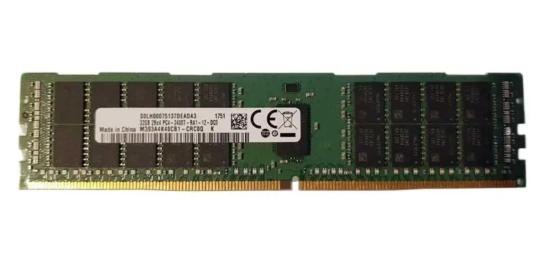 

Оригинальный 100% Аутентичный 32GB DDR4 REG 2R * 4 PC4-2400T M393A4K40CB1