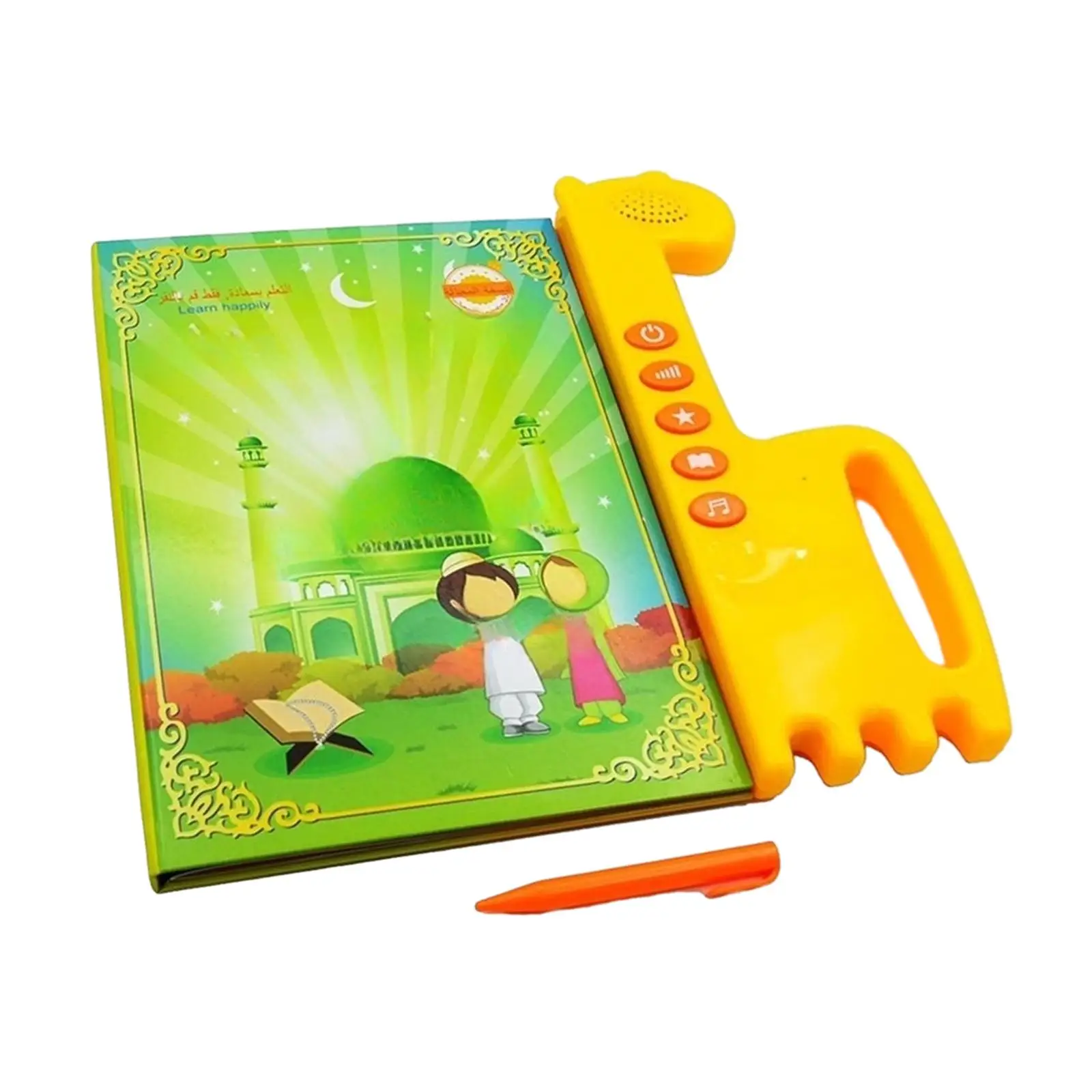 

Arabic Reading Machine Portable Developmental Toys Teaching Aids Arabic Word Learning Audio Book Multifunctional for Boys Gift