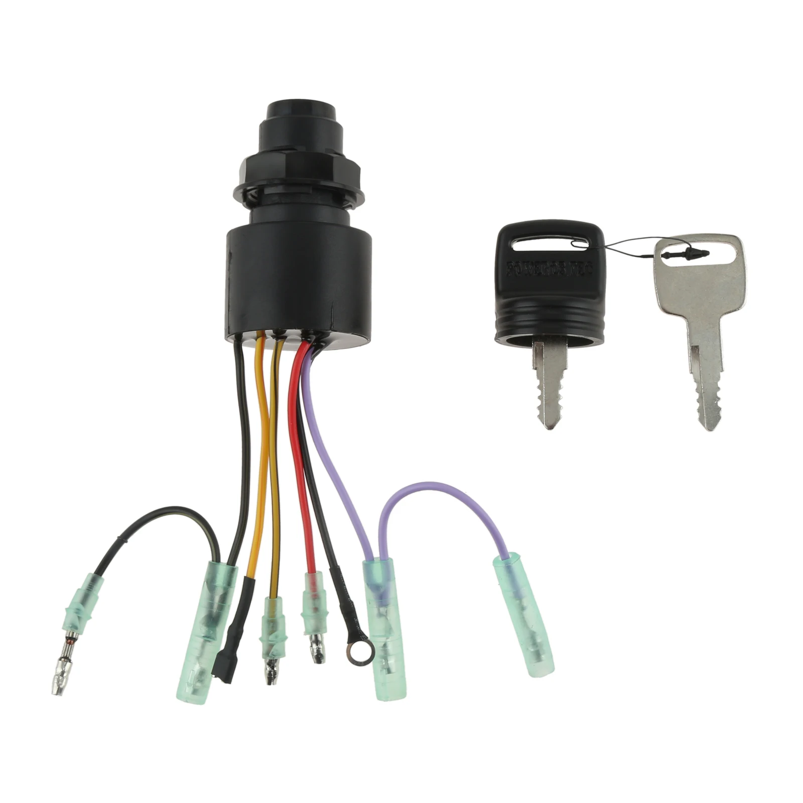 Interruttore Di Accensione Per Barca Per Mercury Mariner Scatola Di Controllo Motore Fuoribordo Interruttore A Chiave Di Accensione Con 2 Tasti 3 Posi