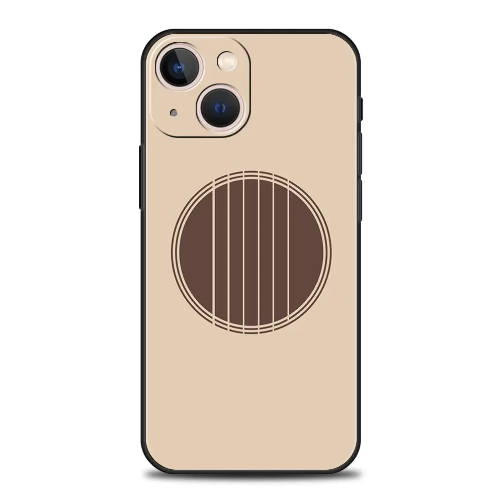 Luxury Music Instrument Design Silicone Phone Case Cover