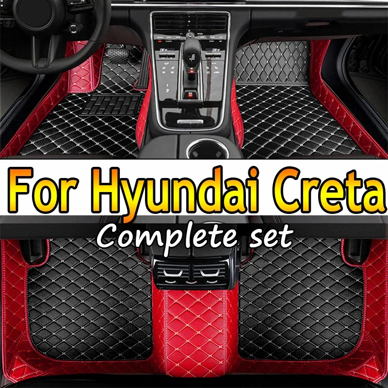 

For Hyundai Creta IX25 2019 2018 2017 2016 2015 Car Floor Mats Styling Decoration Protect Auto Accessories Carpets Interior