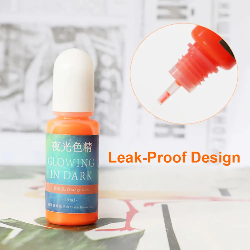 Vibrant Fluorescent Luminous Paint - 20 Colors Silicone Pigment