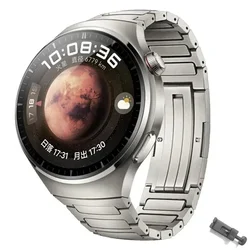 Luxury Titanium Strap - Men's Style Metal Bracelet 22mm for Honor MagicWatch (Silver)