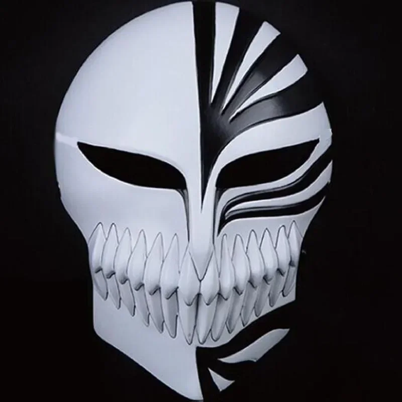 Cartoon Tod Ichigo Kurosaki Bleach Maske Weihnachten Tanz Maskerade Party Cosplay Halloween Coole Maske Geschenk für Männer Junge Spielzeug – Detail 6