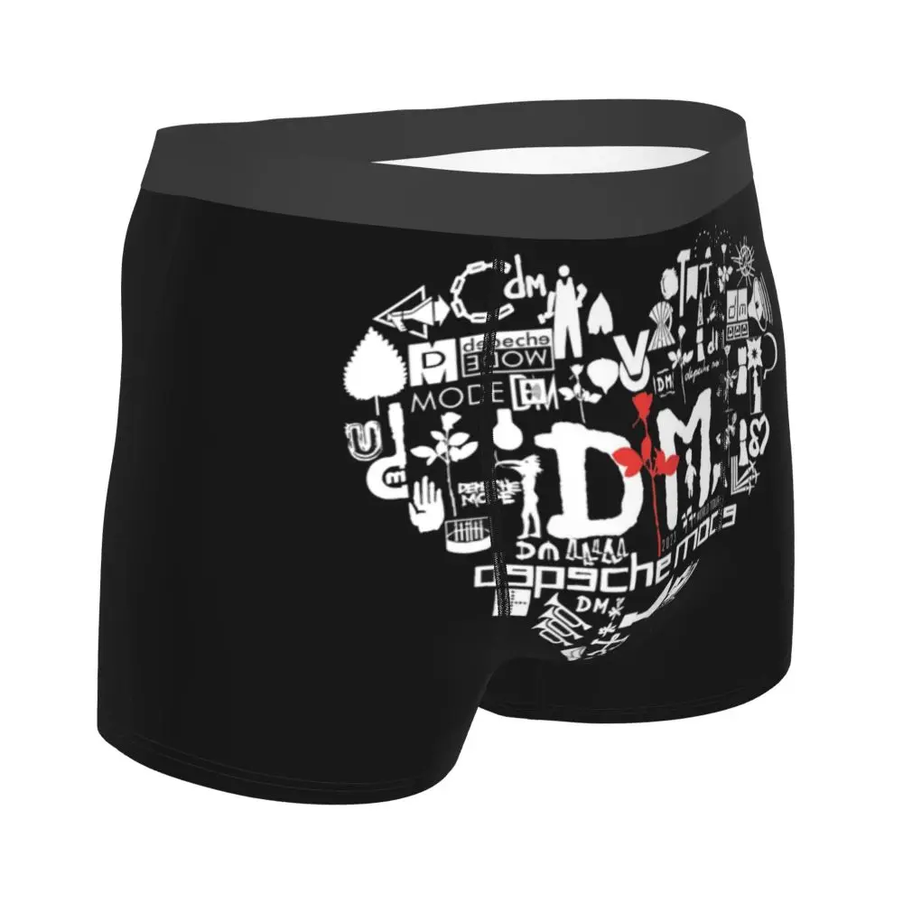 Custom Electronic Rock Depeche Cool Mode Boxers Shorts Men Briefs Underwear Cool Underpants