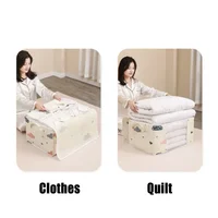 1/3/6/8PCS Multifunctional Quilt Clothes Organizer Moisture and Dust Proof Organizer Large Capacity Clothes Storage Boxes 2