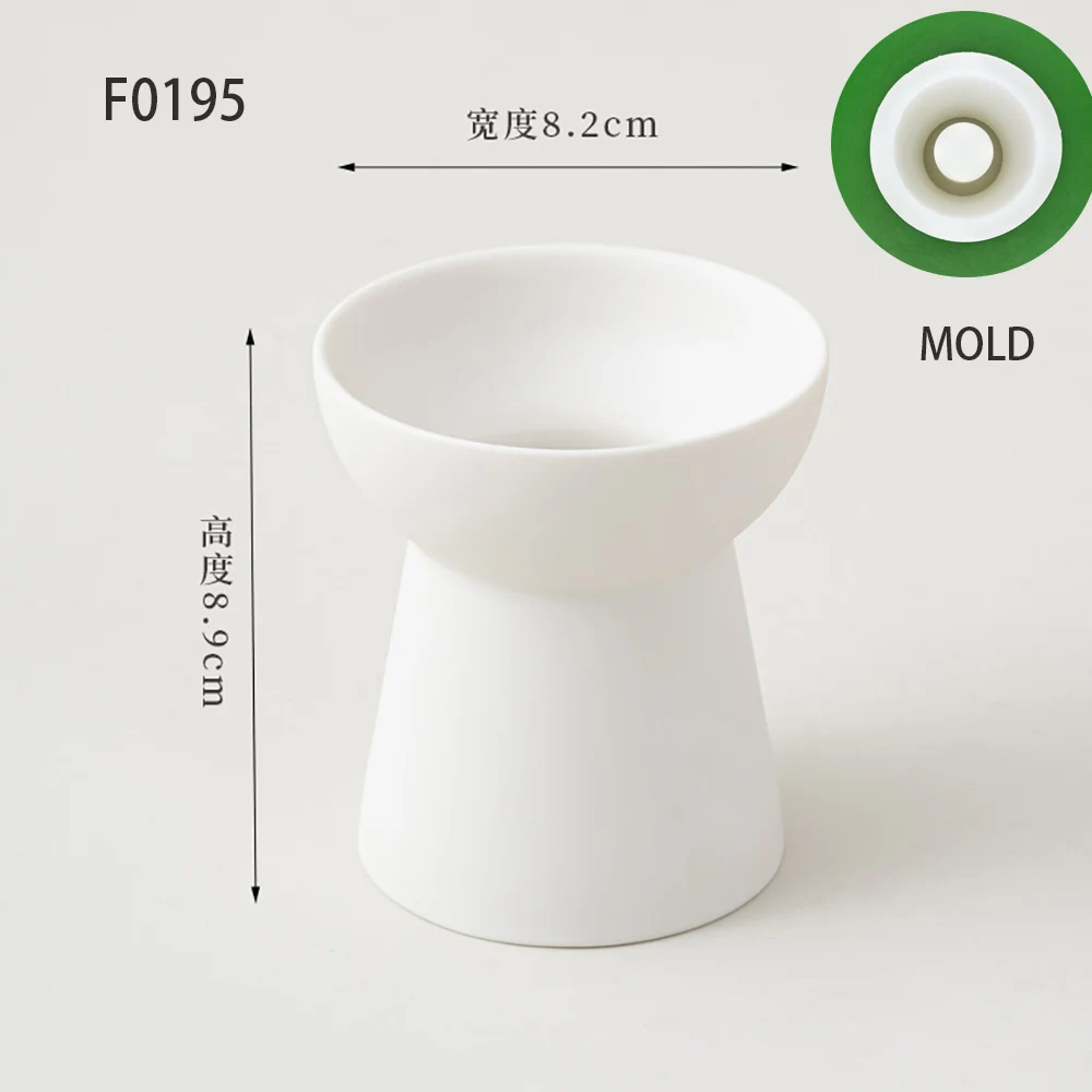 2 Pièces Moule Bougie Silicone, Rond Moule Pour Bougie, Réutilisable