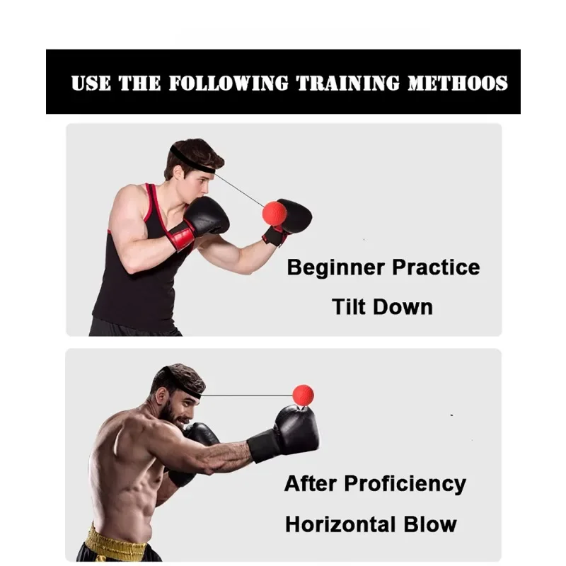 MMA Boxing Speed Ball Head-Mounted Pu Punch Sanda Training Hand Eye Reaction Home Sandbag Fitness Equipment Gym Muay Thai 1Pcs head mounted speed ball boxing speed ball