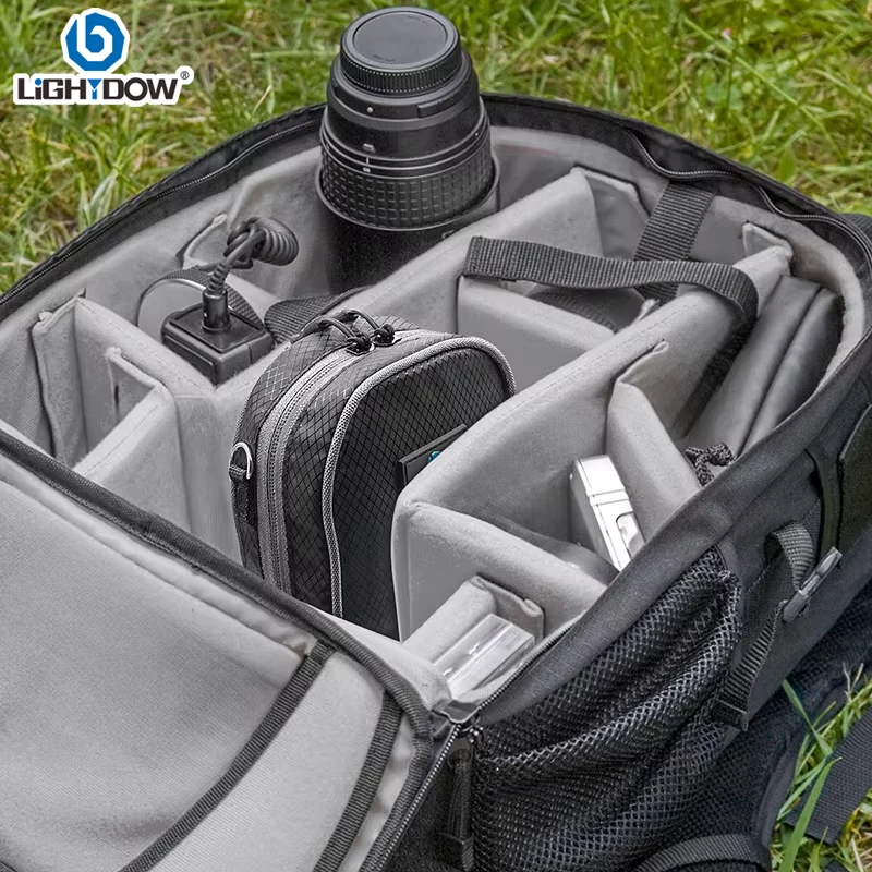Lightdow Dustproof Filter Bag Filter Pouch Shoulder Case with Belt Photography Lens Accessories Easy to carry