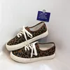 Fashion Leopard Print Canvas Shoes for Women 2023 Autumn Korean Edition Student Cricket Shoes Versatile One Step Sneakers 3