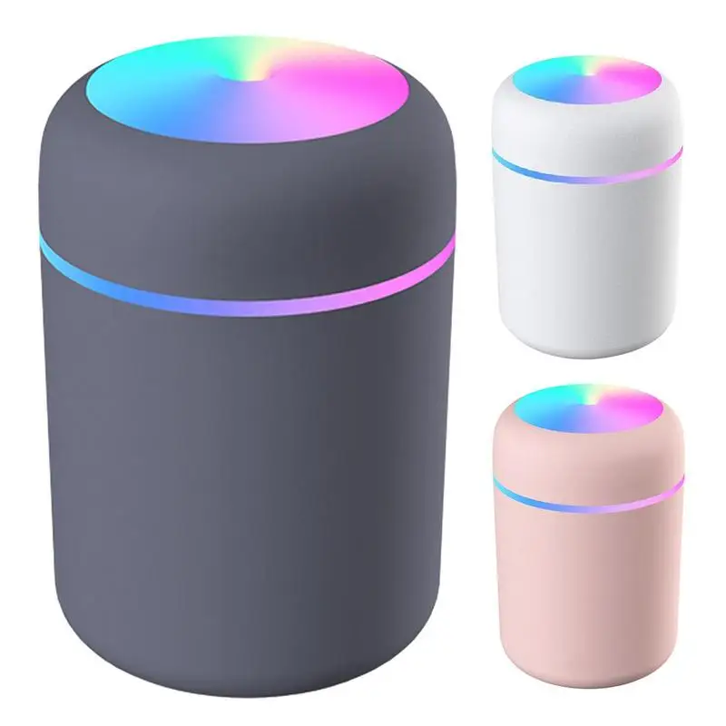 

Mini Diffuser For Desk USB Rechargeable Tabletop Humidifiers Auto Shut-Off 2 Mist Modes LED Diffuser For Living Room Apartment