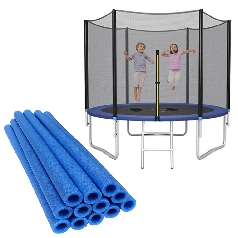 12pcs Trampolines Enclosures Foams Sleeves Replacement Trampolines Protective Poles Cover Paddings for Safety Protections