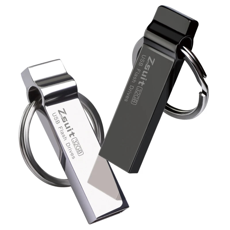 Z-suite 10Pcs USB Flash Drives 128GB Pen Drive Flash Disk 64GB Memory Stick for Computer Metal Mini PenDrive Free Logo U Disk