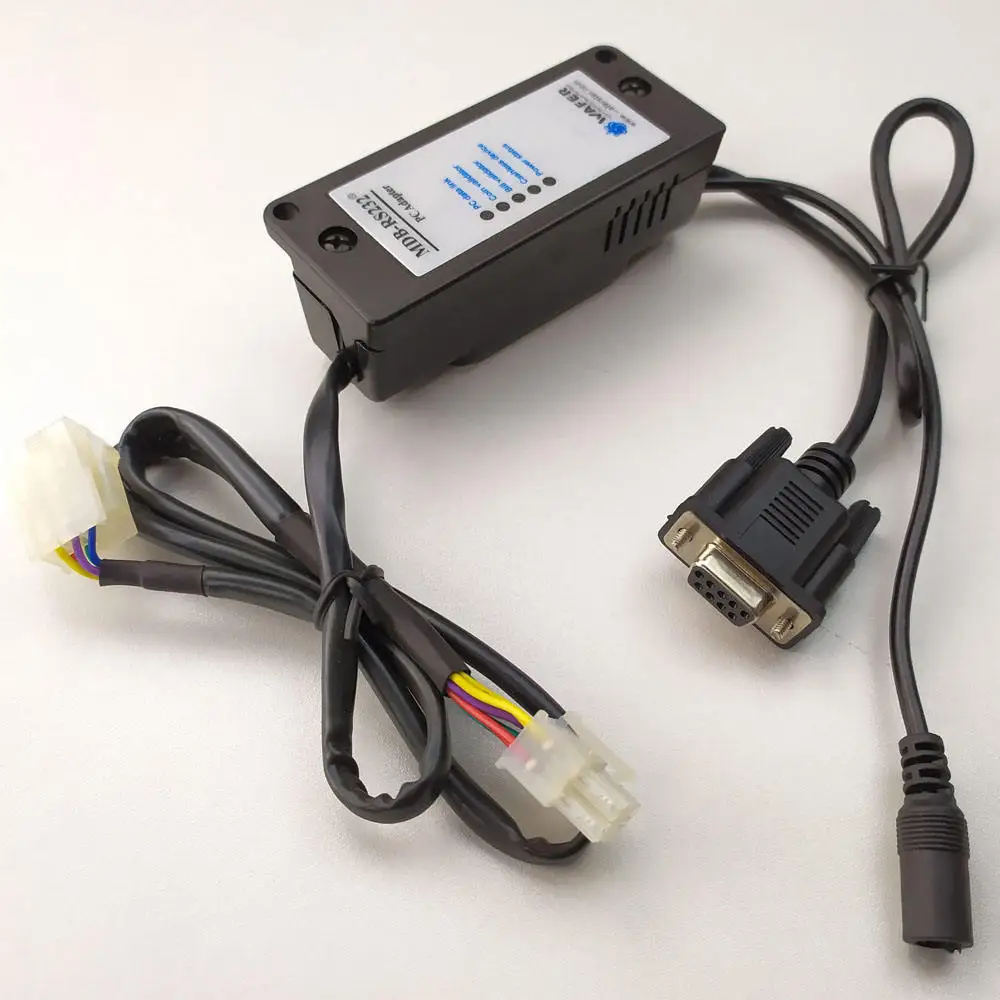 Boîtier adaptateur MDB-RS232 MDB vers PC pour appareil de paiement MDB vers PC convertir les données du validateur de pièces MDB vers PC RS232 pour distributeur automatique