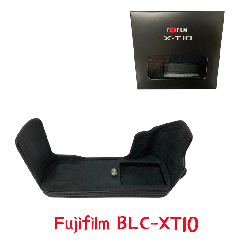

New Original Fuji BLC-XT10 Body Bottom Cover Leather Bag Battery Package + Protective Case For Fujifilm X-T10 XT10 Camera