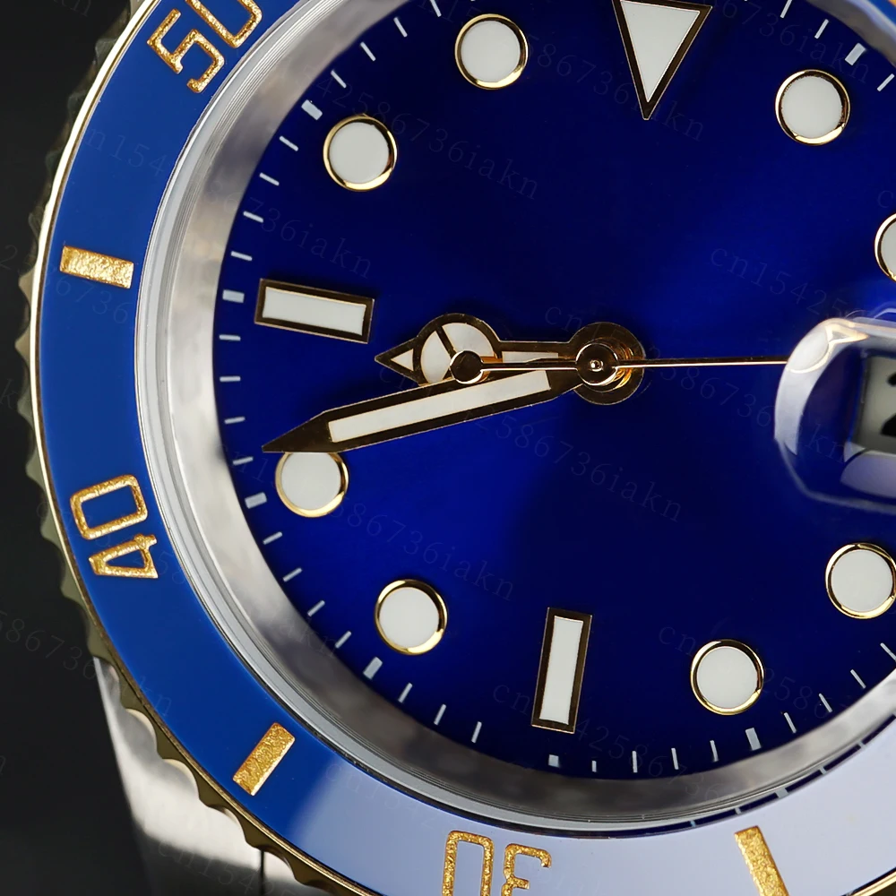 2022 Fashion New 40mm Men's Leisure Sports Sapphire Mirror Stainless Steel Material Waterproof Automatic Mechanical Watch