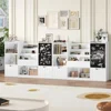 Toy Storage Organizer, 55.1” Large Toy Organizer and Storage with Chalkboard, Kids Bookshelf and Bookcase 5