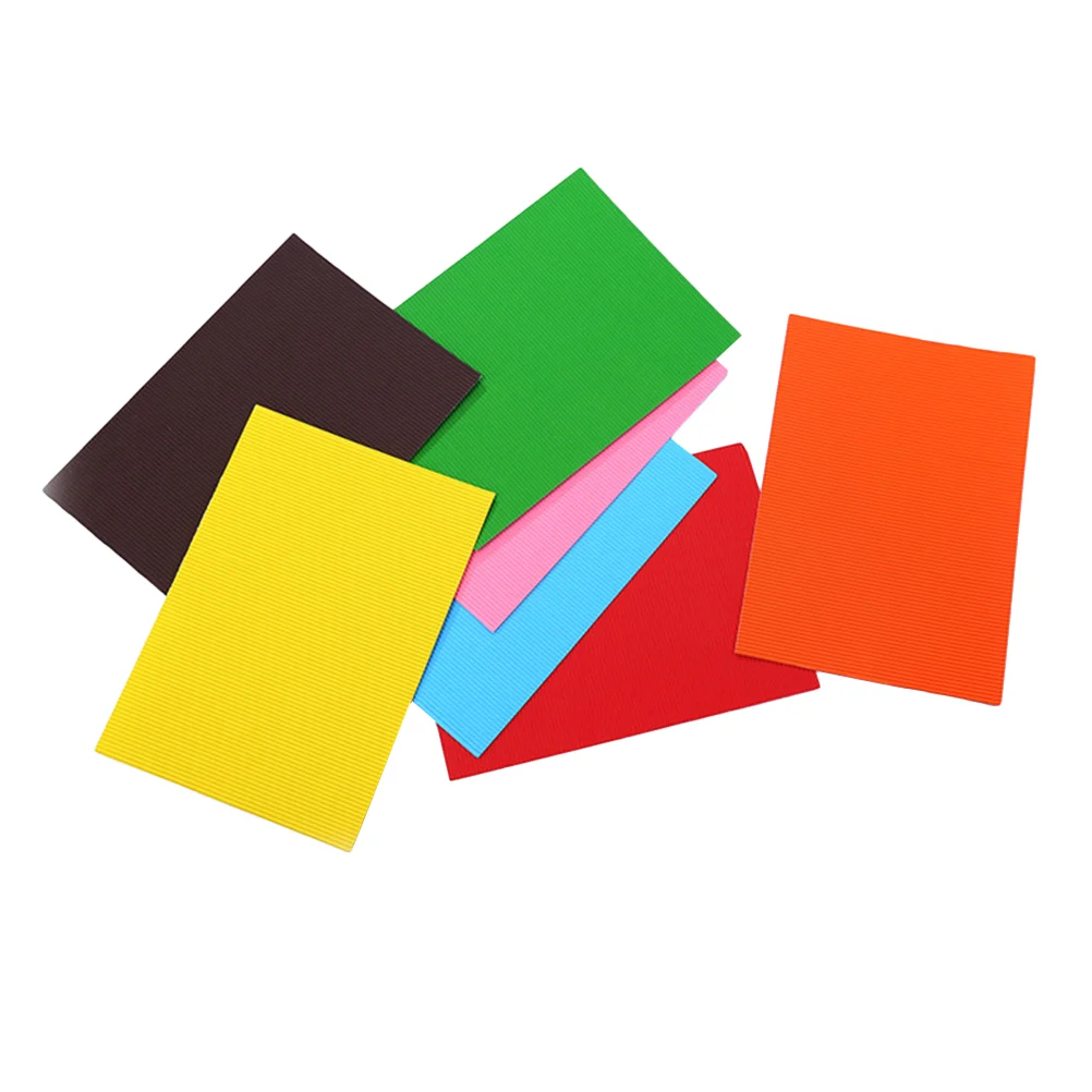 

Corrugated Paper Construction Paper Colored Corrugated Cardstock Folding Paper Cardboard Sheets Diy Crafts Projects