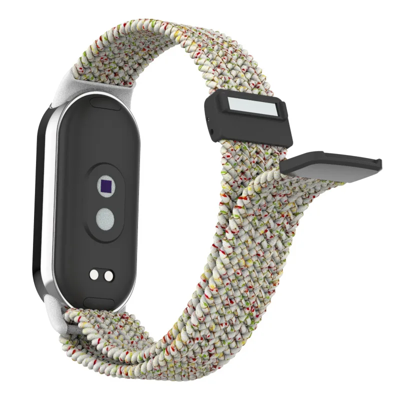 Magnetic Nylon Braided Strap with Plastic Buckle