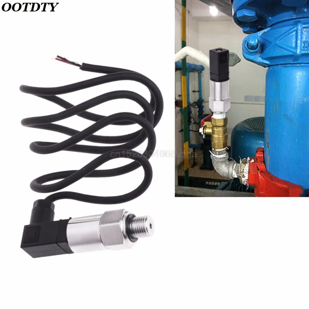Pressure Transmitter Pressure Transducer 0-10bar 9-32VDC G1/4 4-20mA 0.5% pressure sensor