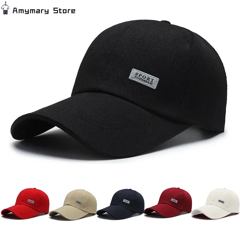 

New Outdoor Casual Baseball Cap for Men Women Korean Version Solid Color Sunshade Hat Peaked Cap Fashion Hip Hop Snapback Hat